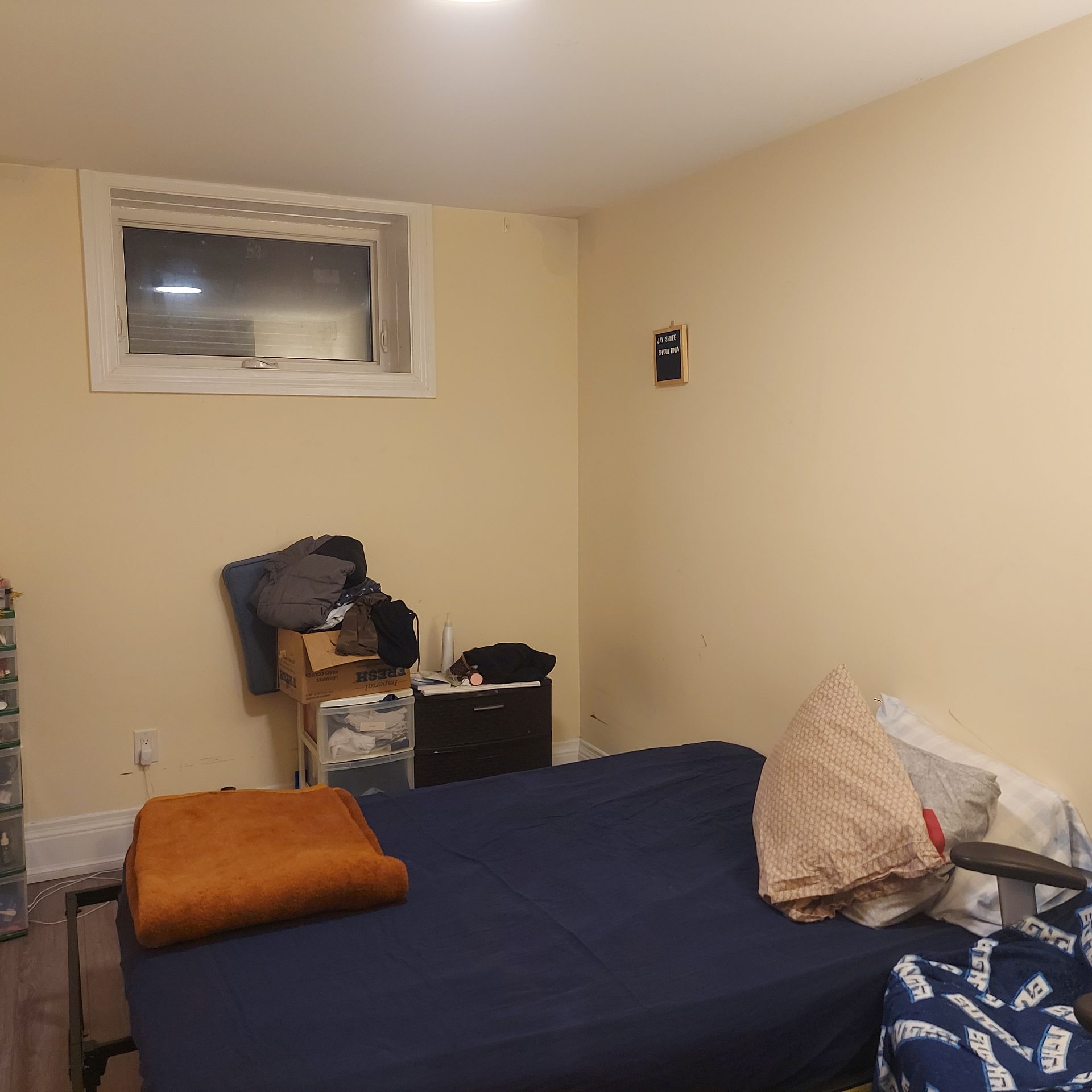 1 bedroom in basement