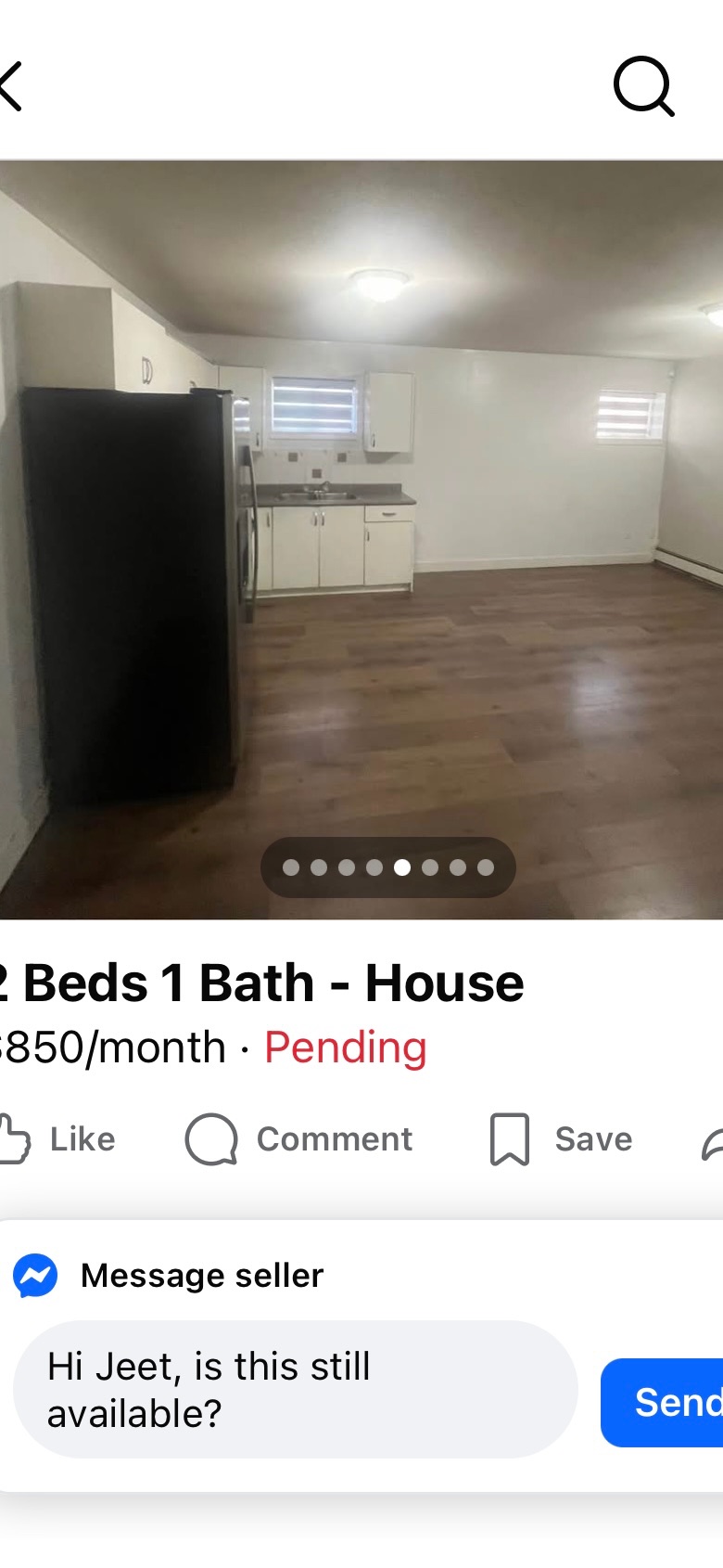 Seperate Room in 2 Room Basement