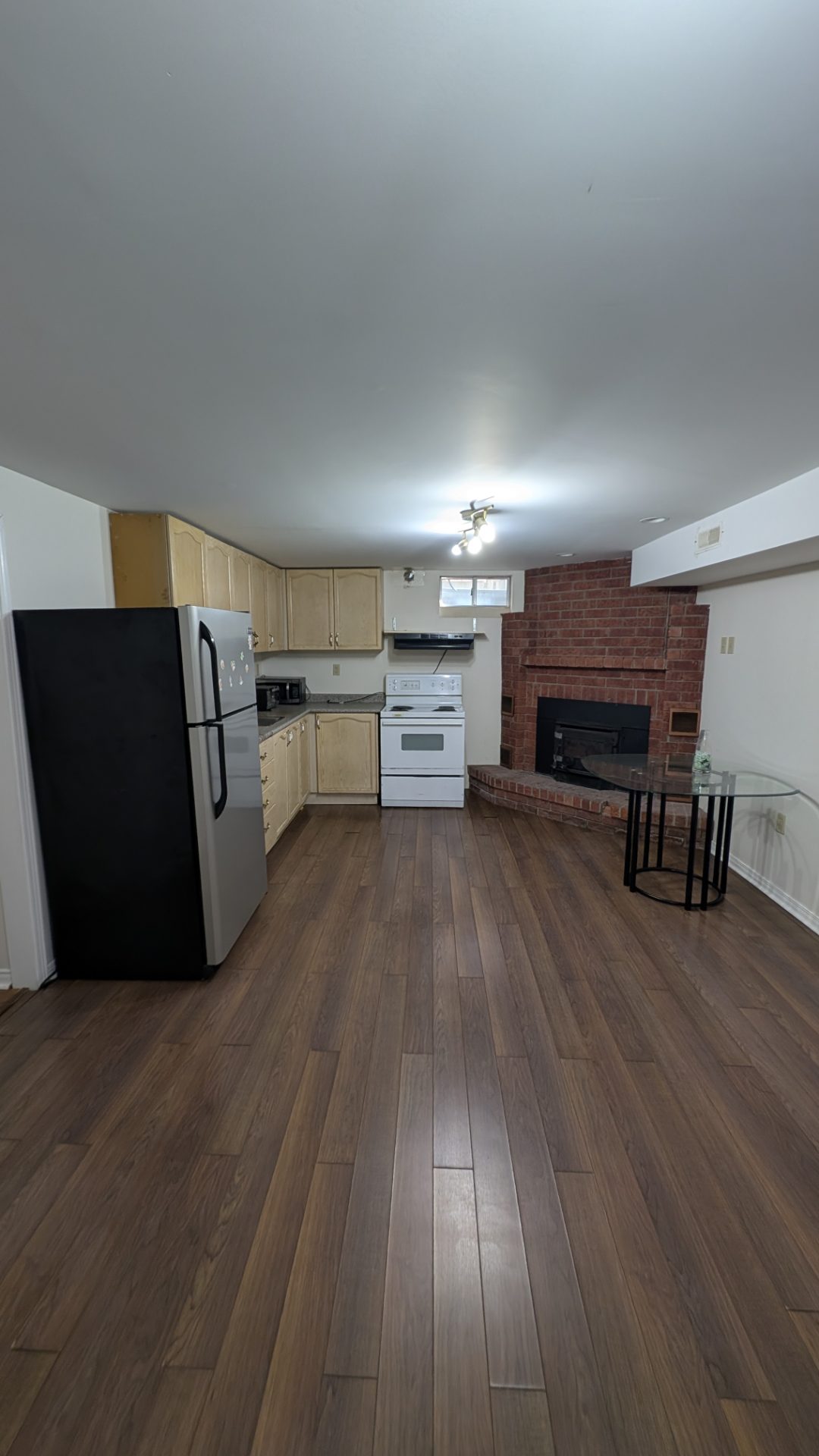 1 bedroom full basement with full kitchen and living room 1 full bath